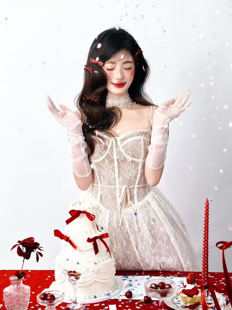 Ethnic Fashion Studio - Korean Style Sweet Theme Birthday Photo