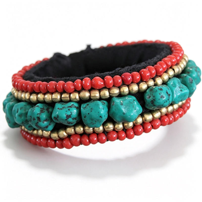 Tibetan Ethnic Handmade Bangle - Ethnic Fashion Com 评论和价格
