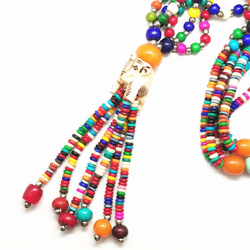 Tibetan Jewelry Rainbow Yak Bo - Ethnic Fashion Com 评论和价格