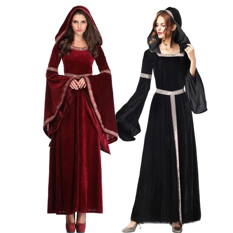 Retro Court Queen Costume Stag - Ethnic Fashion Studio 评论和价格