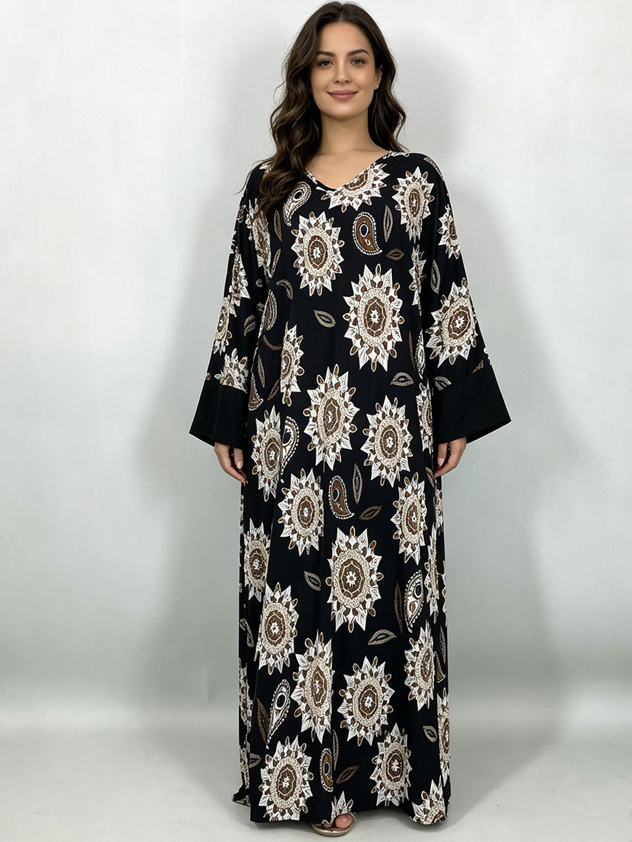 Plus Size Maxi Dress for Women - Ethnic Gown 评论和价格