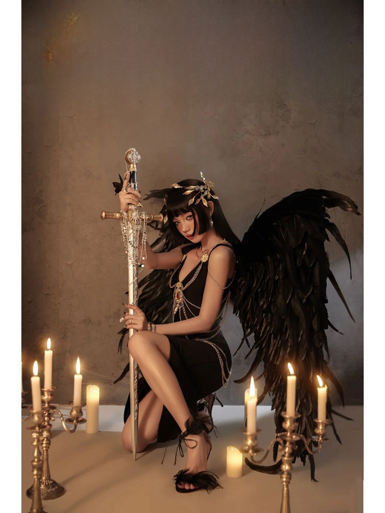 Dark Elf Halloween Stage Perfo - Ethnic Fashion Studio 评论和价格