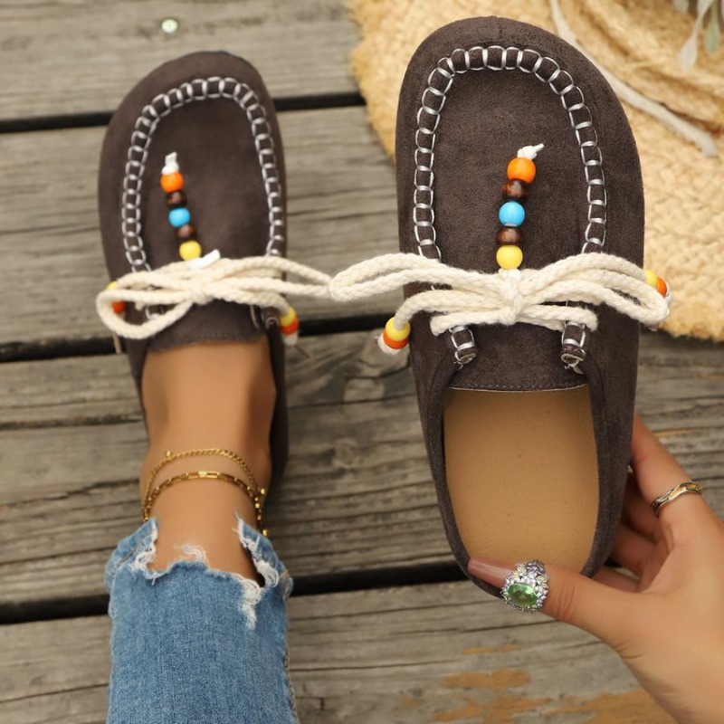 Women 2026 New Slip-On Loafers - Ethnic Fashion Style 评论和价格