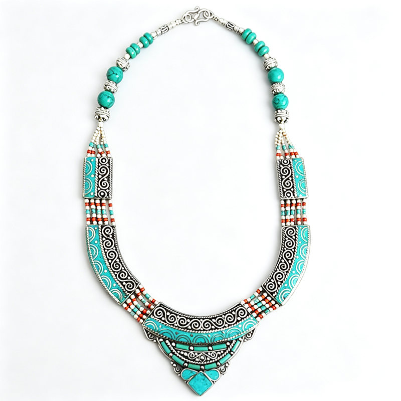 BOHO Vintage Necklaces Collect - Ethnic Fashion Com 评论和价格