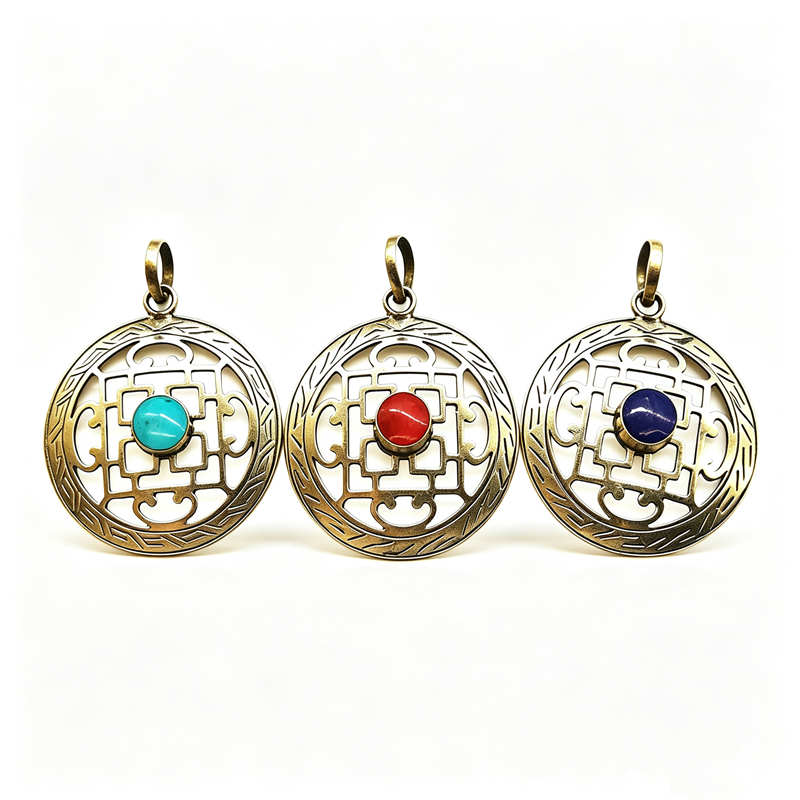 Tibetan Jewelry Mandala Holly  - Ethnic Fashion Com 评论和价格