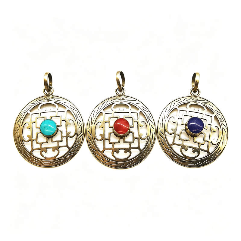 Tibetan Jewelry Mandala Holly  - Ethnic Fashion Com 评论和价格