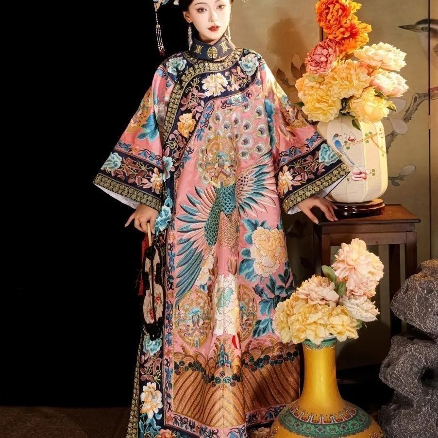 Female Qing Dynasty Phoenix Pr - Ethnic Gown 评论和价格