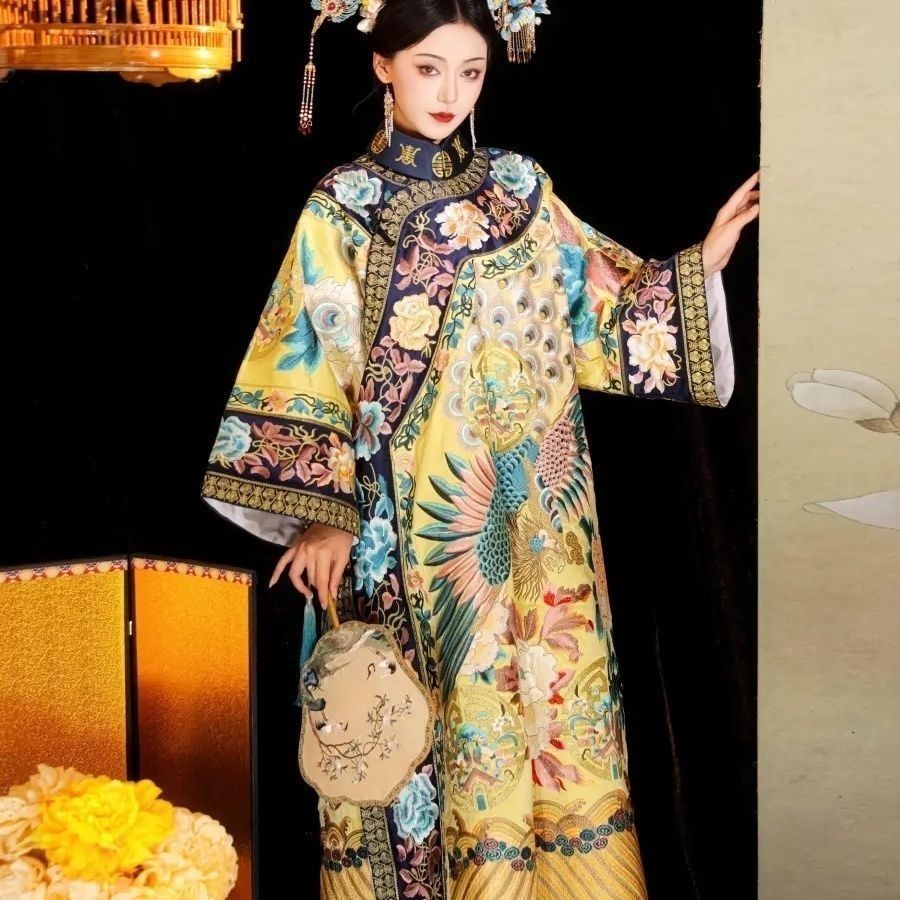 Female Qing Dynasty Phoenix Pr - Ethnic Gown 评论和价格