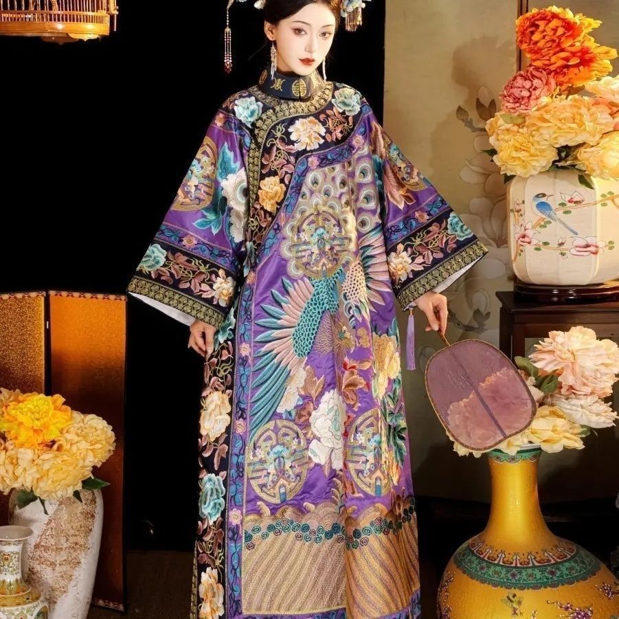 Female Qing Dynasty Phoenix Pr - Ethnic Gown 评论和价格