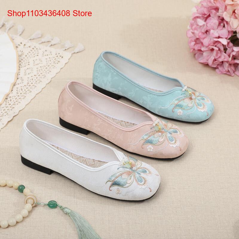 Spring and Summer New Low-Heel - Ethnic Style 评论和价格