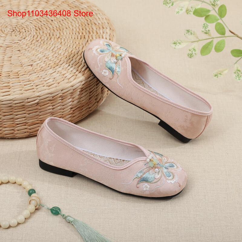 Spring and Summer New Low-Heel - Ethnic Style 评论和价格