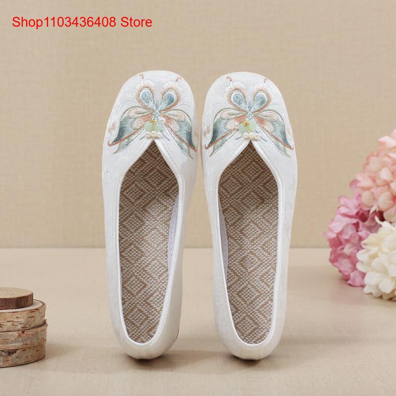 Spring and Summer New Low-Heel - Ethnic Style 评论和价格