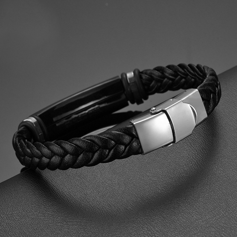 Men's Luxury Hand-woven Leathe - Ethnic Fashion Logo 评论和价格
