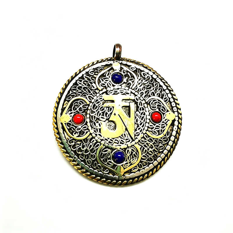 Tibet OM Amulet Pendants Tibet - Ethnic Fashion Com 评论和价格