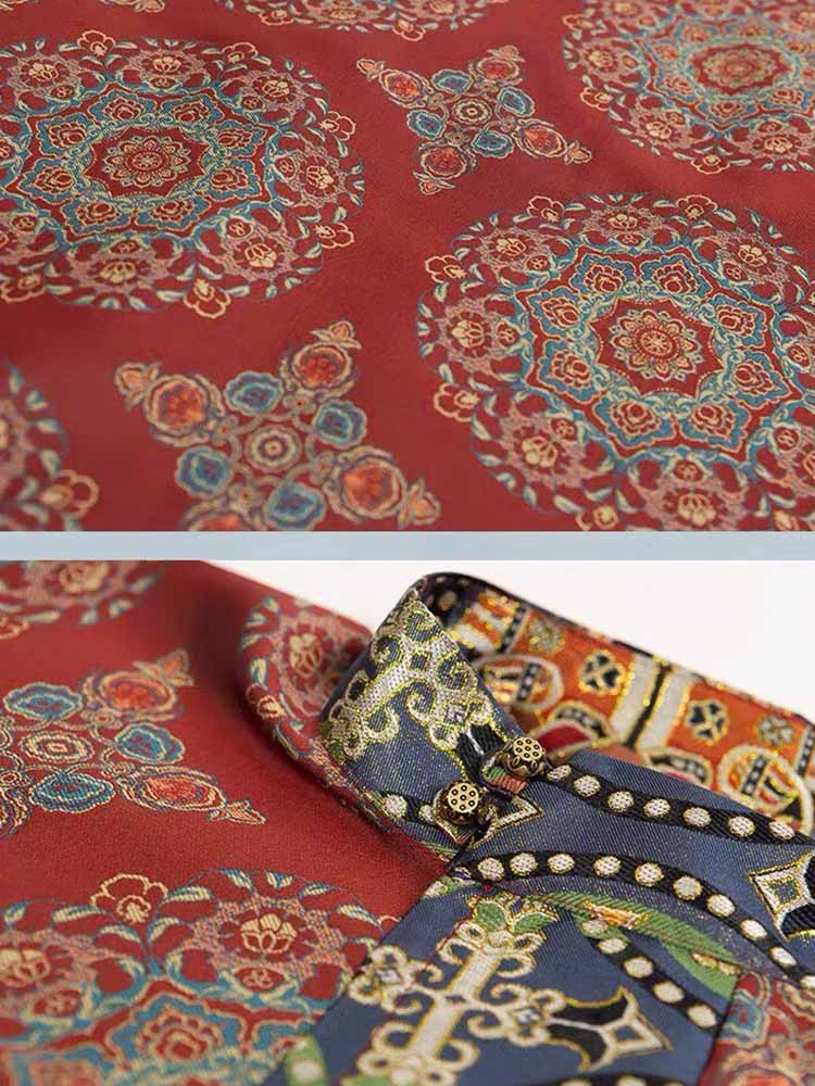 Men Vintage Tang Dynasty Hanfu - Ethnic Gown 评论和价格